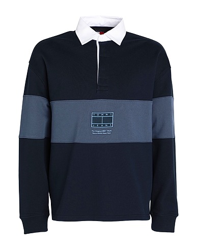 TOMMY JEANS Sweatshirt Navy blue 100% Cotton