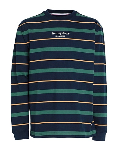 TOMMY JEANS T-shirt Navy 100% Cotton