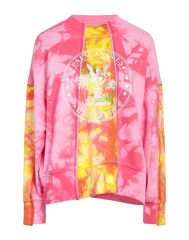 PALM ANGELS Sweatshirt Rosa 100% Baumwolle, Polyester