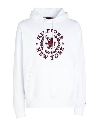TOMMY HILFIGER Hooded sweatshirt White 100% Cotton