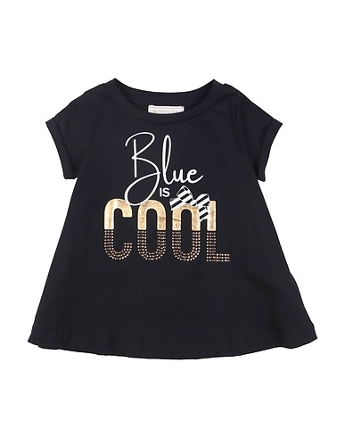 MONNALISA T-shirt Black 100% Cotton