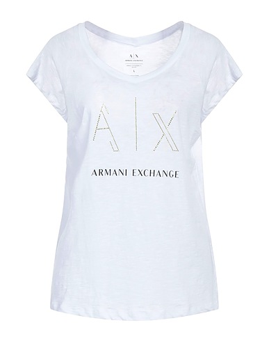 ARMANI EXCHANGE T-shirt Bianco 100% Cotone