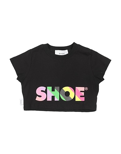 SHOE T-shirt Black 100% Cotton