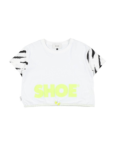SHOE T-shirt White 100% Cotton