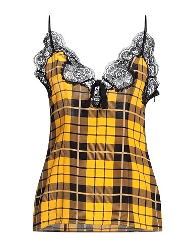 ALESSANDRA RICH Cami Marigold 100% Silk, Cotton, Polyamide