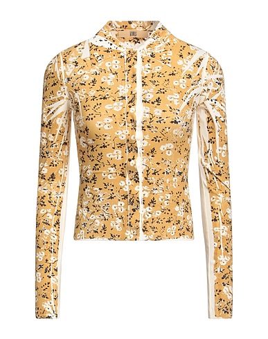KNWLS Floral shirts & blouses Beige 73% Nylon, 27% Elastane