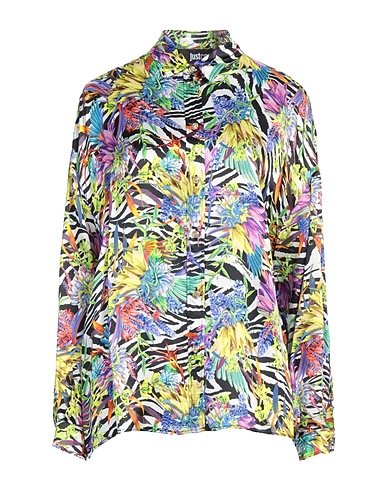 JUST CAVALLI Floral shirts & blouses Black 100% Viscose