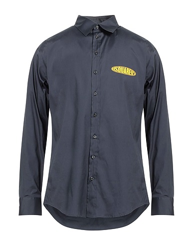 DSQUARED2 Camicie Blu notte 97% Cotone, 3% Elastan
