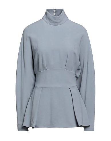 ELIE SAAB Top Sky blue 50% Silk, 25% Viscose, 24% Acetate, 1% Elastane