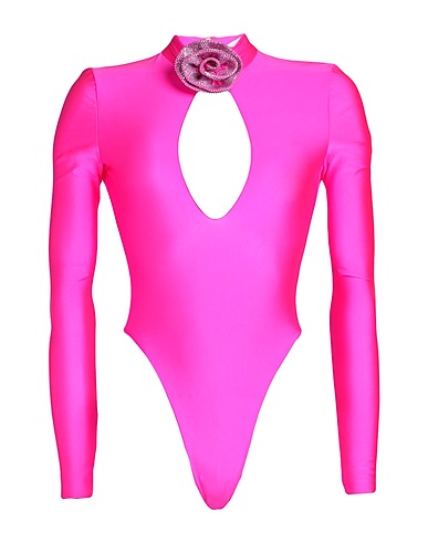 GIUSEPPE DI MORABITO TOPS & TEES Fuchsia 88% Polyamide, 12% Elastane