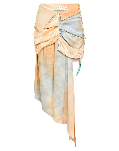 OFF-WHITE™ Long skirt Camel 100% Viscose