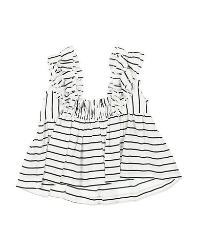 MONNALISA Top BIANCO 90% Viscose, 10% Polyester