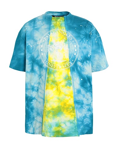 PALM ANGELS T-shirt Azure 100% Cotton, Polyester