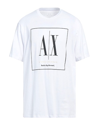 ARMANI EXCHANGE T-shirt Bianco 100% Cotone