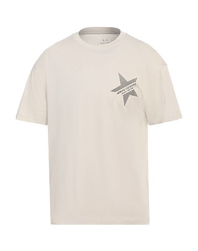 ARMANI EXCHANGE T-shirt Beige 100% Cotton