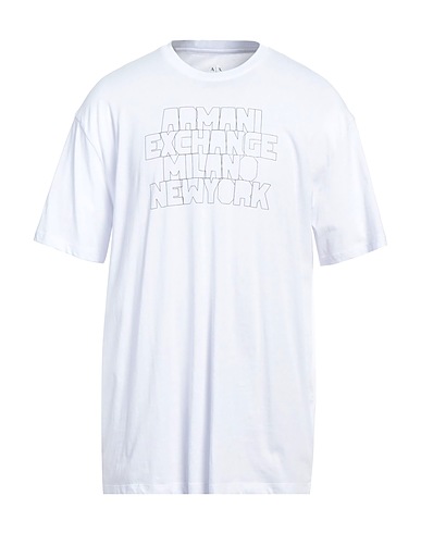ARMANI EXCHANGE T-shirt Bianco 100% Cotone