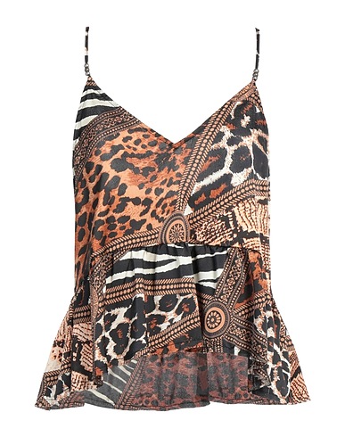 ONE TEASPOON Top Brown 100% Polyester