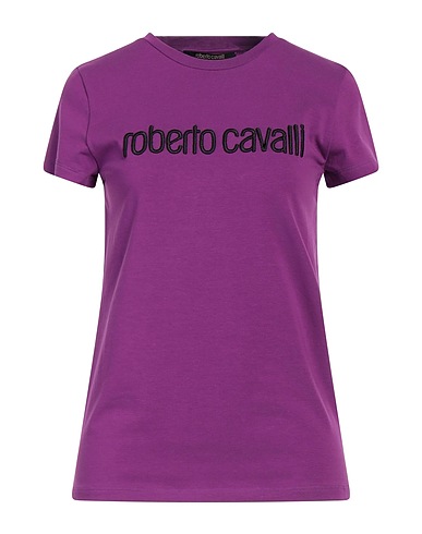 ROBERTO CAVALLI T-shirt Malva 94% Cotone, 6% Elastan