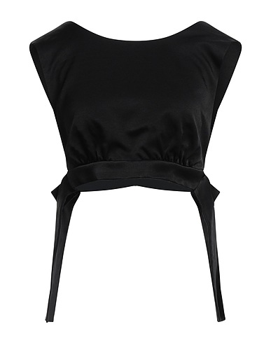 MSGM Top Black 100% Viscose