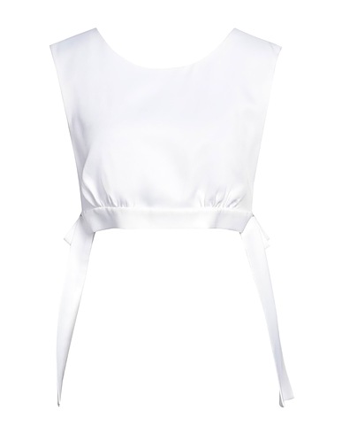 MSGM Top White 100% Viscose