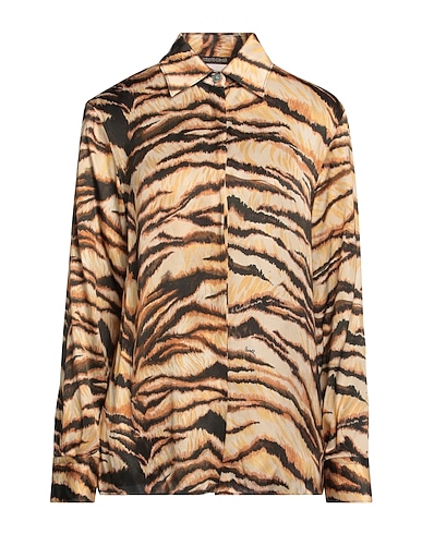 ROBERTO CAVALLI Patterned shirts & blouses Beige 100% Viscose