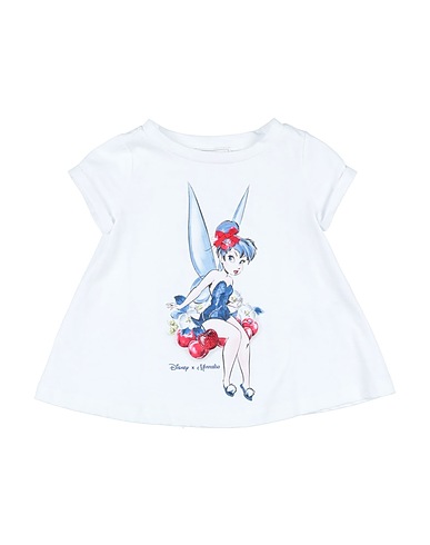 MONNALISA T-shirt White 100% Cotton