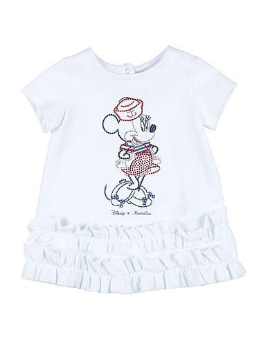 MONNALISA Vestido para bebé  White 100% Cotton