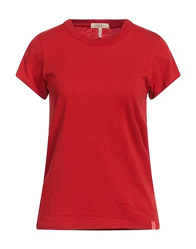 RAG & BONE T-shirt Rosso 100% Cotone organico