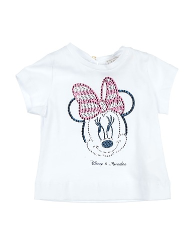 MONNALISA T-shirt White 100% Cotton