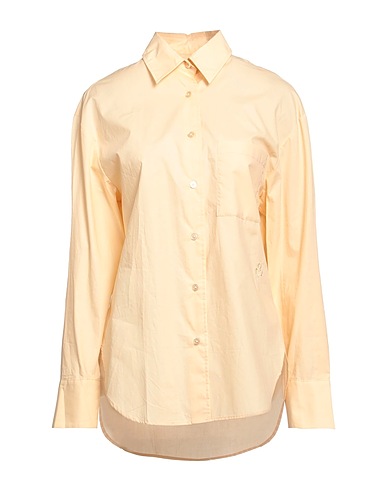 MARANT ÉTOILE Solid colour shirts & blouses Yellow 100% Organic cotton
