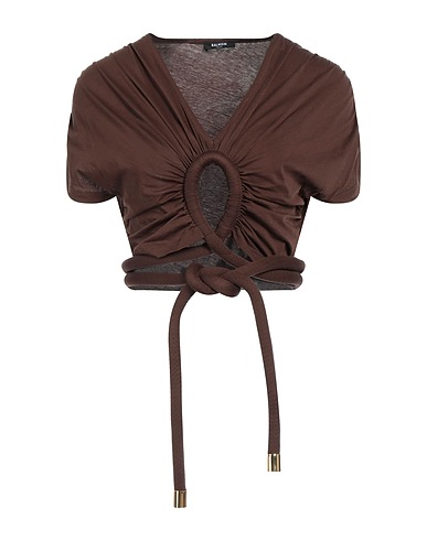 BALMAIN Τοπ Σοκολατί 100% Βαμβάκι