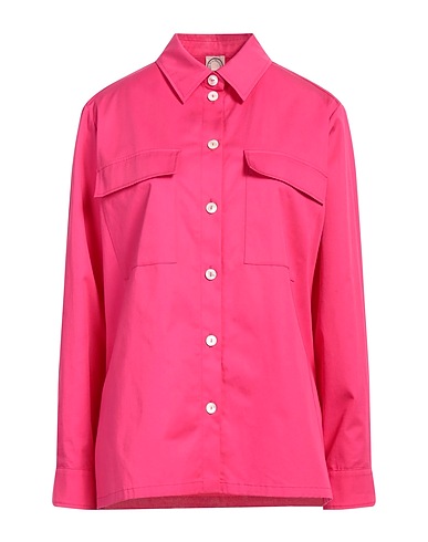INES DE LA FRESSANGE Paris Solid colour shirts & blouses Pink 100% Cotton