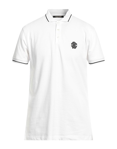 ROBERTO CAVALLI Polo shirt White 100% Cotton