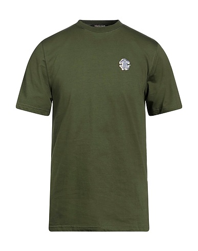 ROBERTO CAVALLI T-shirt Military green 100% Cotton