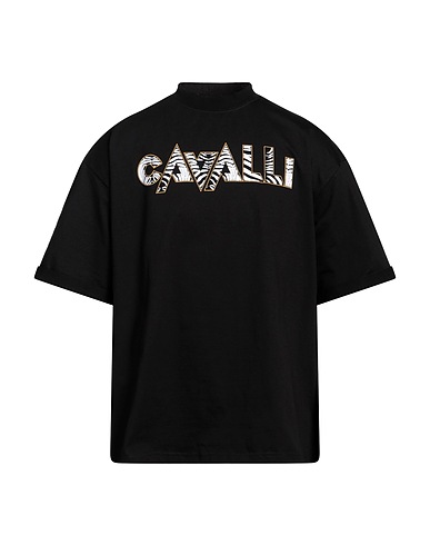 ROBERTO CAVALLI T-shirt Nero 100% Cotone