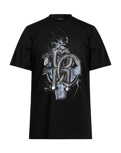 ROBERTO CAVALLI T-shirt Black 100% Cotton