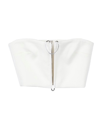 DION LEE Top Avorio 98% Cotone organico, 2% Elastan