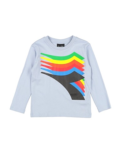DIADORA T-shirt Light grey 100% Cotton