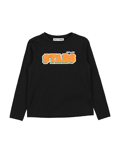 ATLANTIC STARS T-shirt Black 100% Cotton