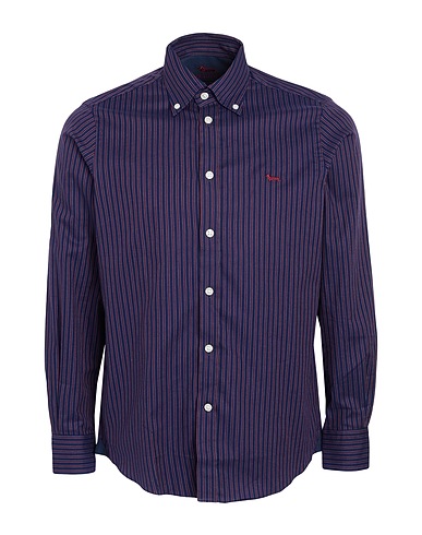 HARMONT & BLAINE Striped shirt Burgundy 100% Cotton