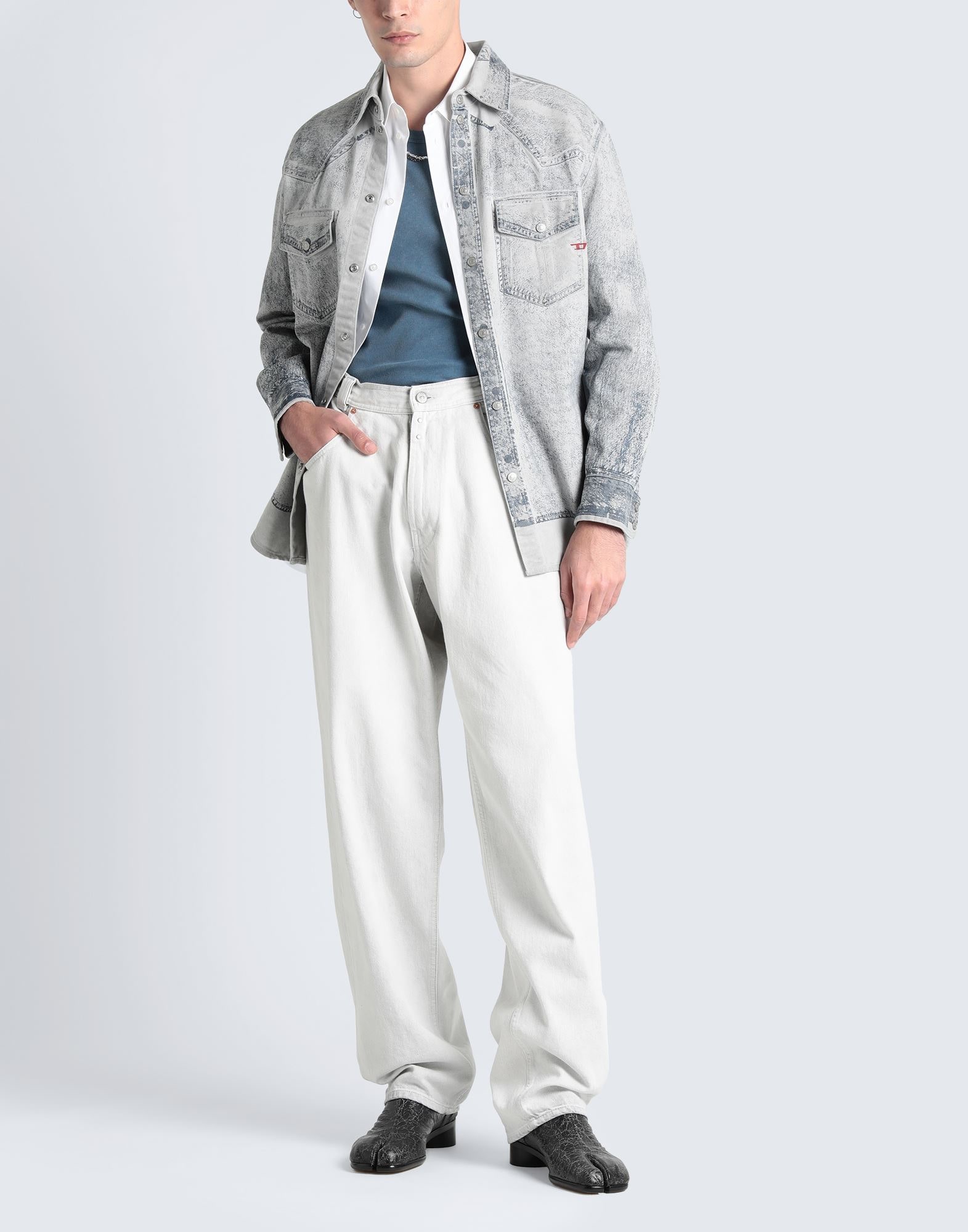 off-white デニムシャツ　サイズm YOOX Online Fashion Design Shopping