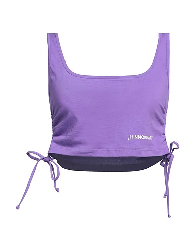 HINNOMINATE Top Viola 100% Cotone