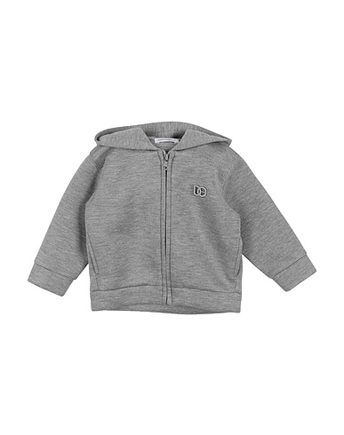 DOLCE&GABBANA Hooded track jacket  Grey 100% Viscose