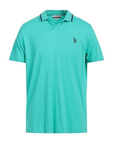 U.S.POLO ASSN. Polo Verde chiaro 100% Cotone