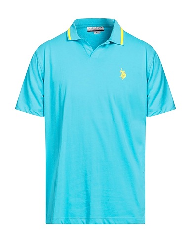 U.S.POLO ASSN. Poloshirt Tūrkis 100% Baumwolle