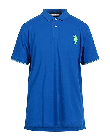 U.S.POLO ASSN. Polo shirt Bright blue 100% Cotton