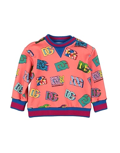 DOLCE&GABBANA Sweatshirt Salmon pink 100% Cotton, Elastane