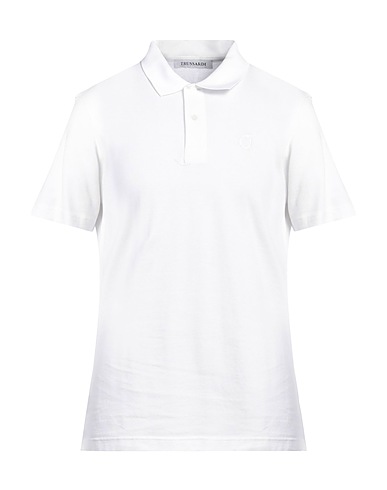 TRUSSARDI Polo shirt White 100% Cotton