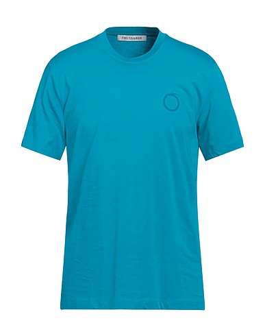TRUSSARDI ベーシックTシャツ ターコイズブルー コットン 100%