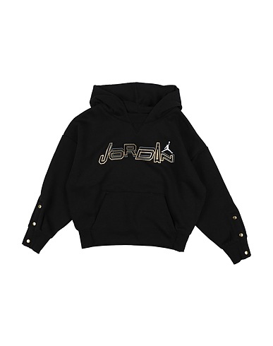 JORDAN Hooded track jacket  TAKE FLIGHT SNAP PO
 Black 60% Cotton, 40% Polyester